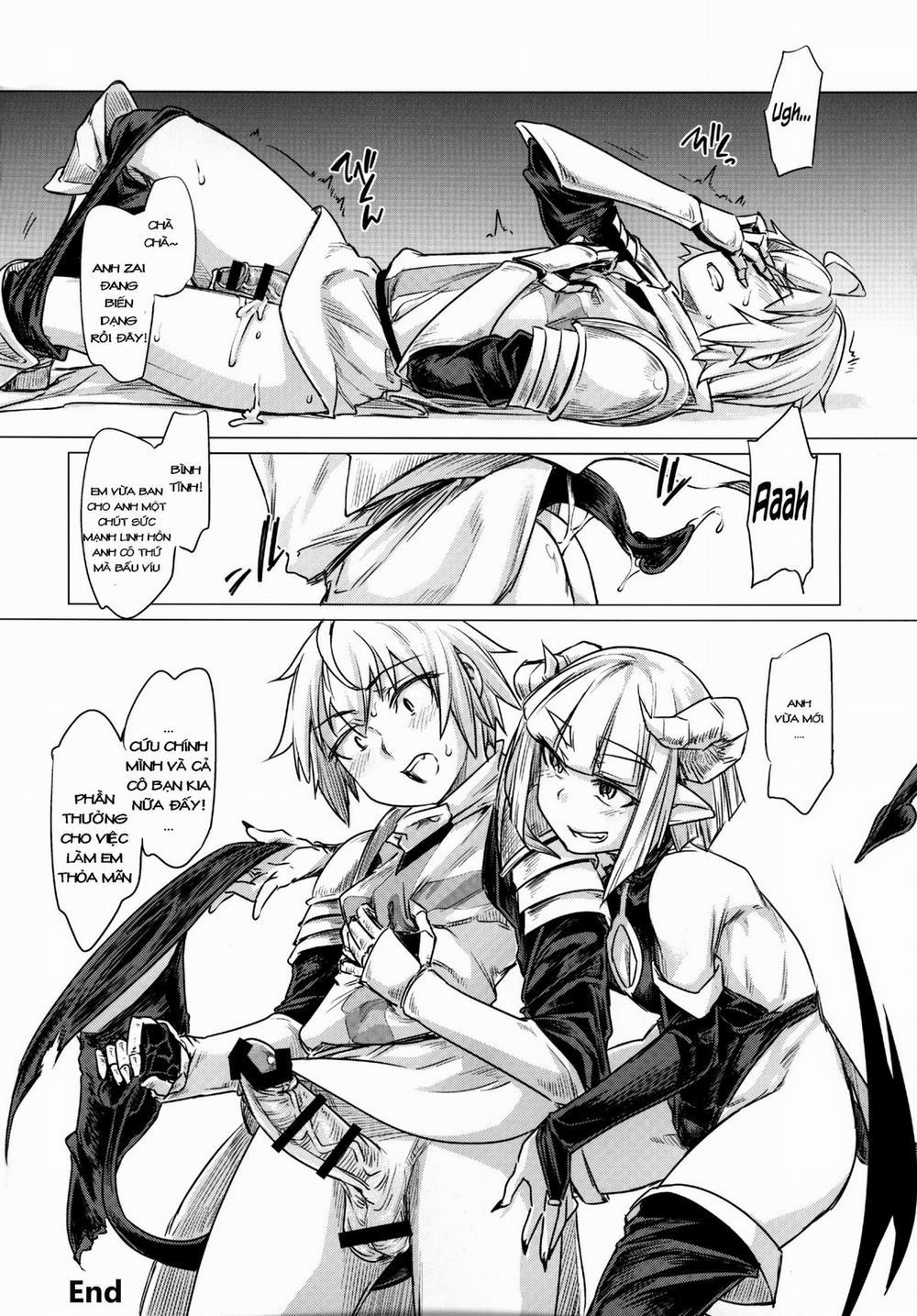 Succubus Molesting a Knight with Her Cock Oneshot trang 7