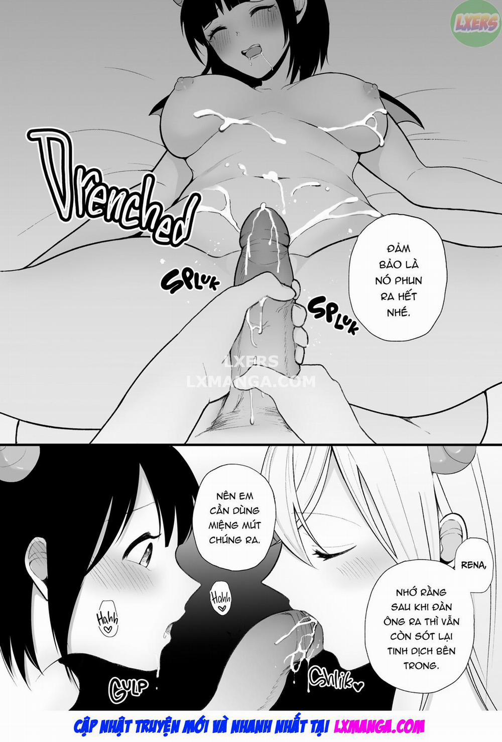 Succubus Shimai ni Yoru Amaama Sakusei Houshi Oneshot trang 38