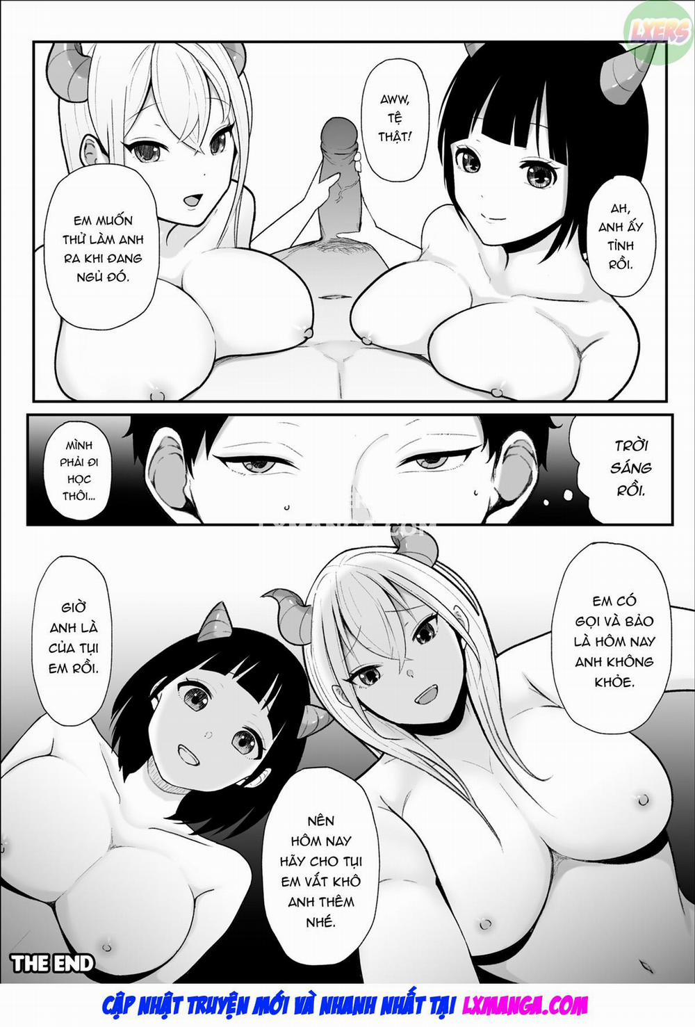 Succubus Shimai ni Yoru Amaama Sakusei Houshi Oneshot trang 53