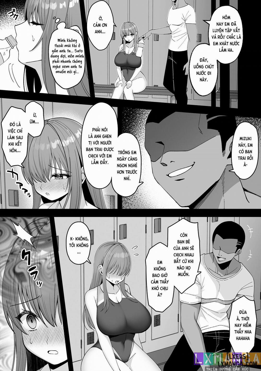 Suieibu no Kanojo ga Netorarete Charao no Kyokon ni Ochiru made Oneshot. trang 8