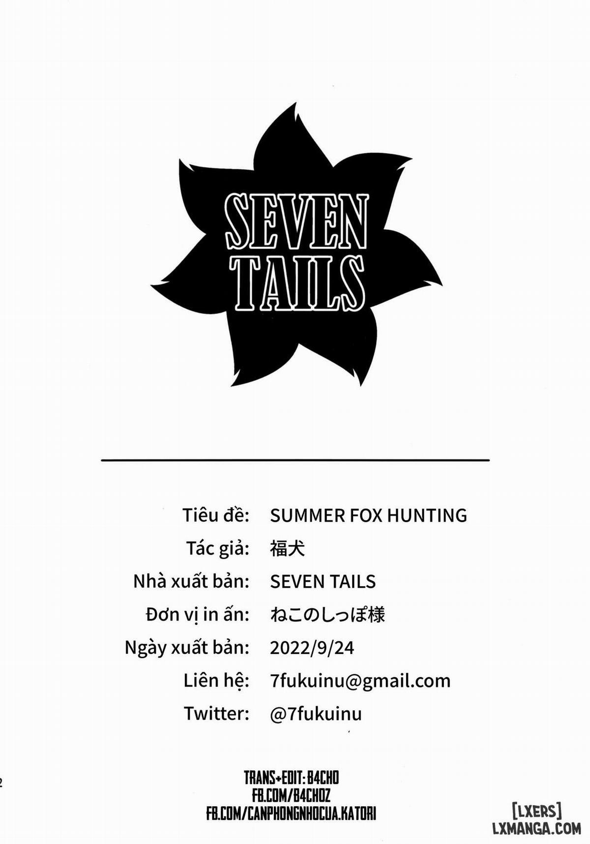 SUMMER FOX HUNTING mèo méo meo trang 21