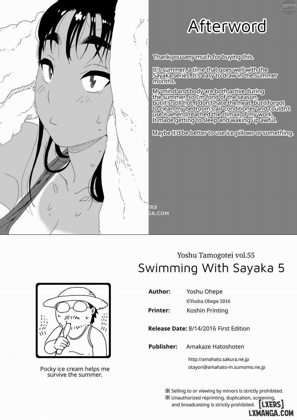 Swimming with Sayaka 5 END trang 27