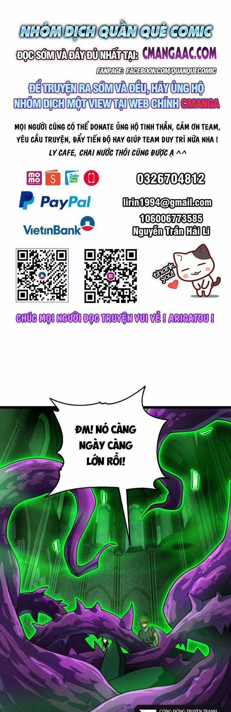 Ta Bắt Đầu Tiến Hóa Sau Khi Nuốt Chửng Ma Thần 9 trang 0