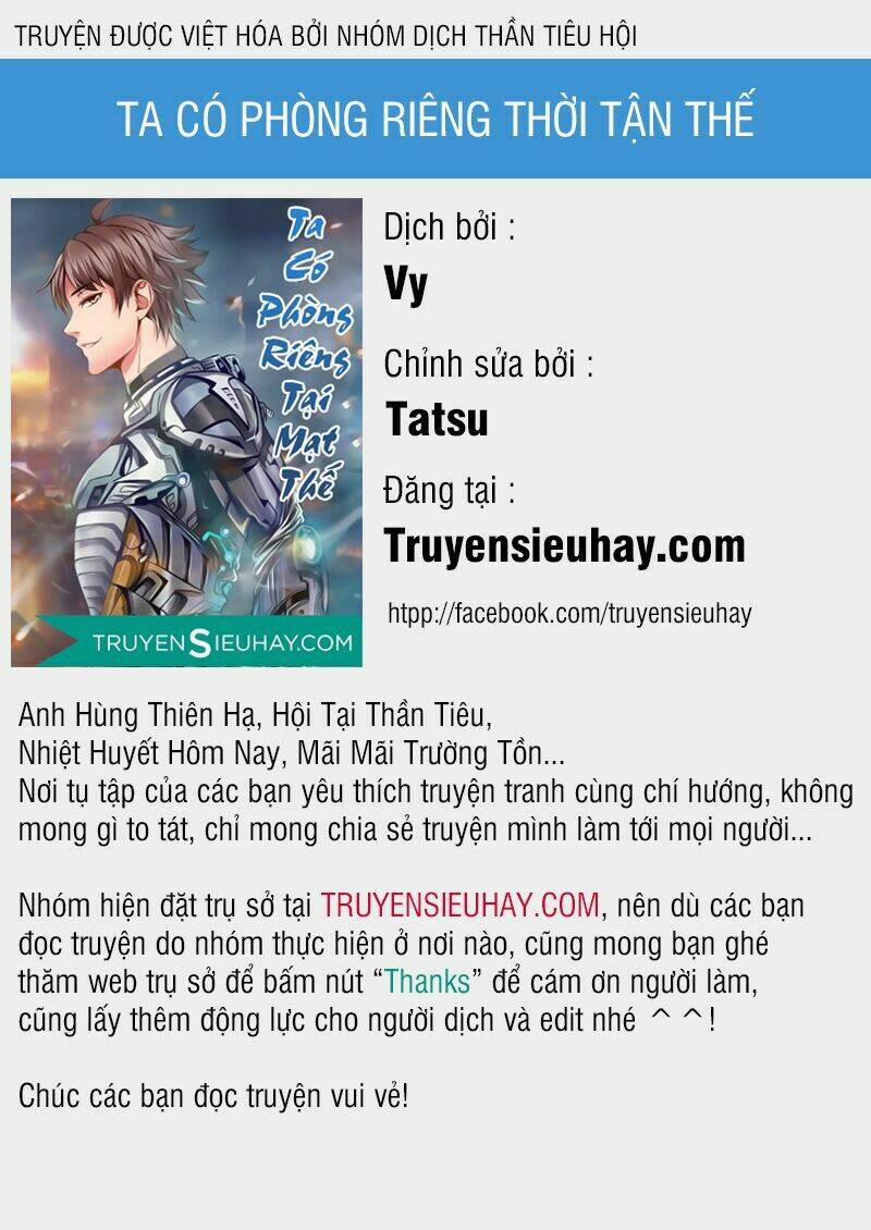 Ta Có Phòng Riêng Thời Tận Thế 116 trang 0