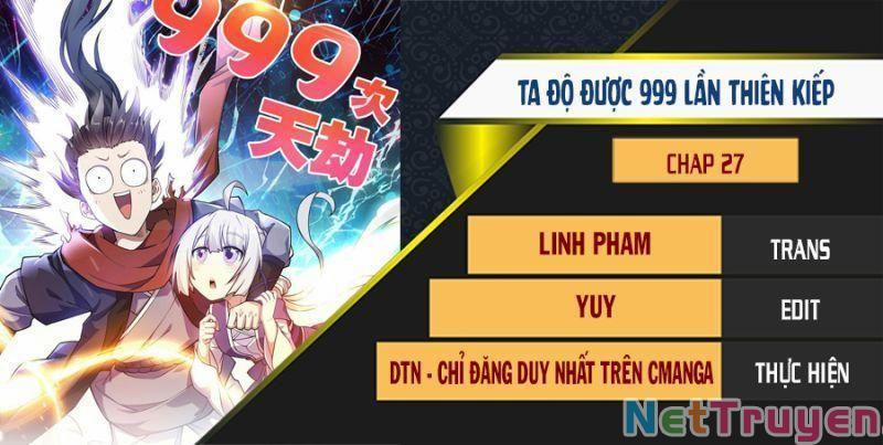 Ta Độ 999 Lần Thiên Kiếp 27 trang 0
