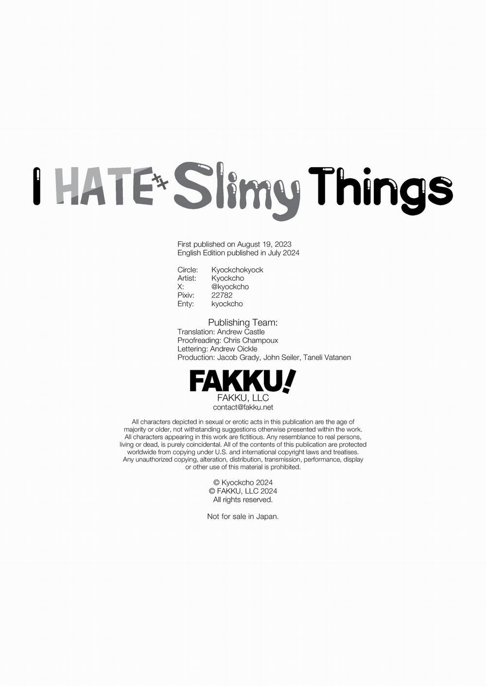 Ta ghét những thứ nhầy nhụa. Oneshot trang 24