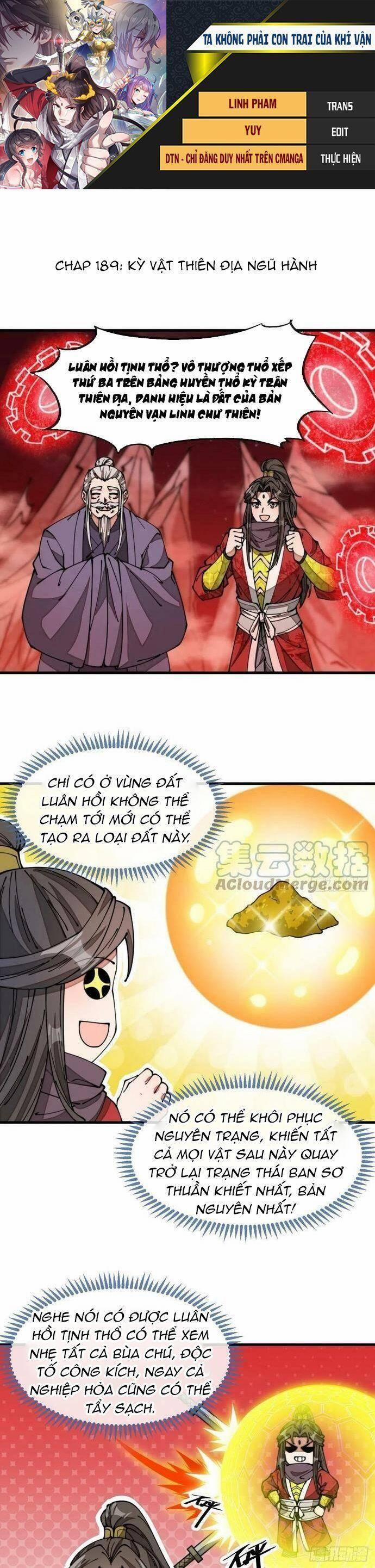 Ta Không Phải Con Cưng Của Khí Vận 189 trang 0
