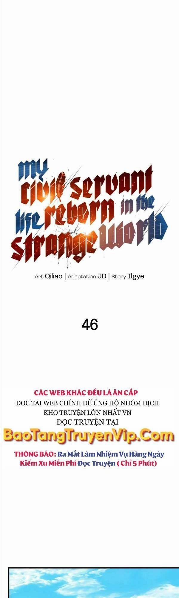 Tái Sinh Thành Công Chức Ở Một Thế Giới Xa Lạ 46 trang 10