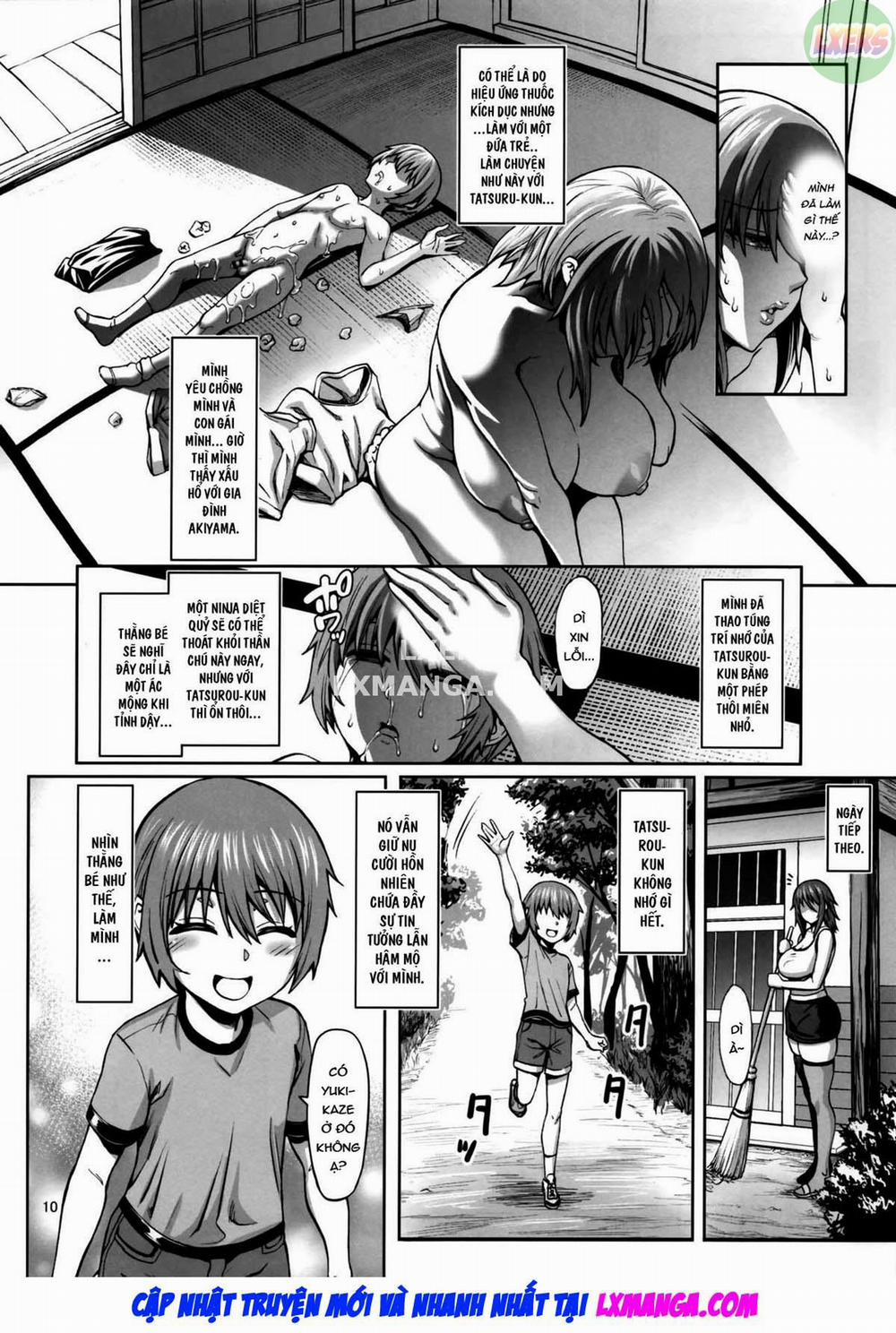 Taimanin Shiranui Musume no Osananajimi ni Te o Dasu Itazura Oba-san Hen Oneshot trang 14
