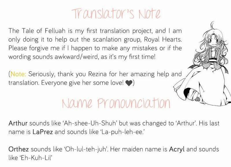 Tale Of Felluah 1 trang 1