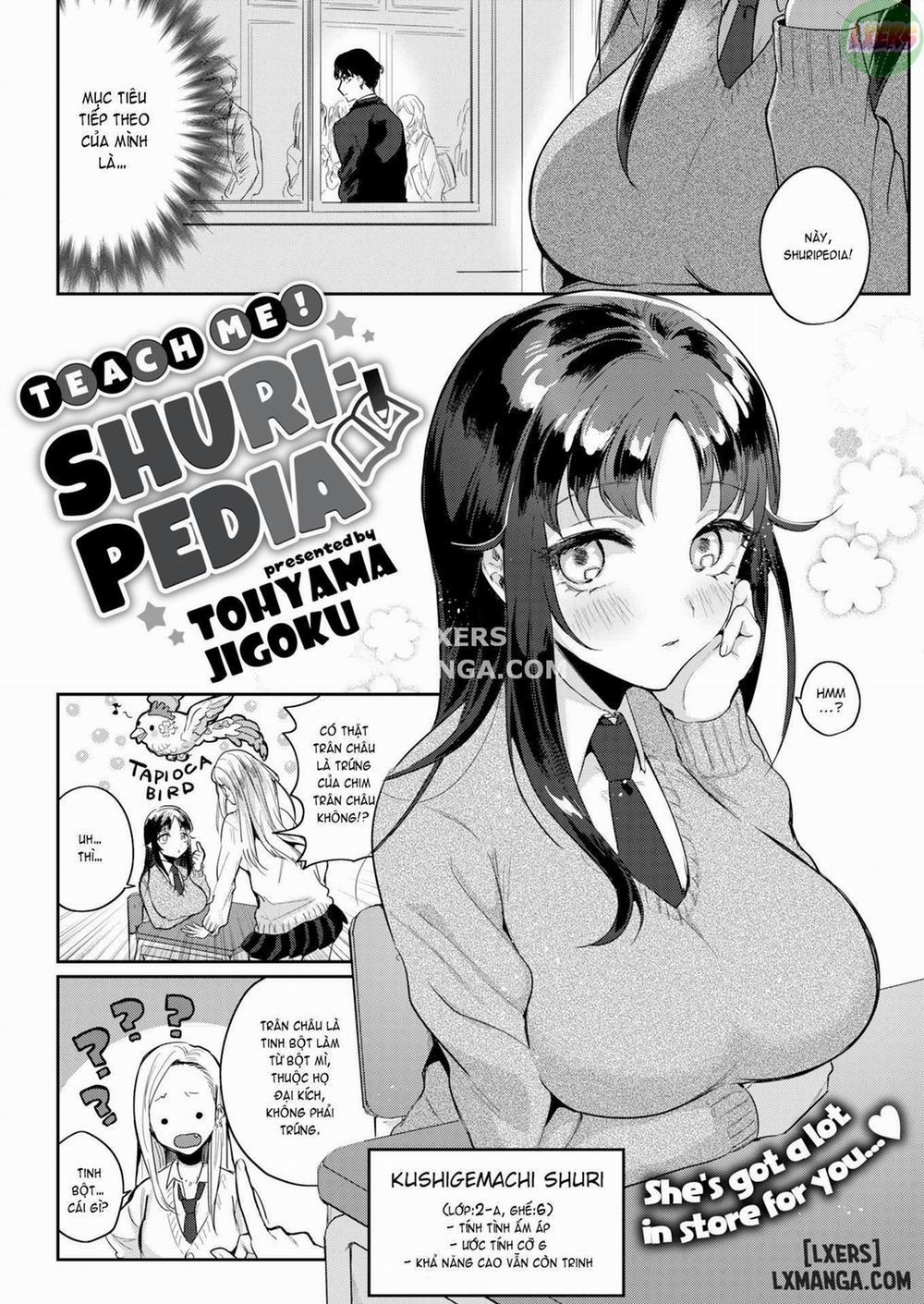 Teach Me! Shuripedia Oneshot trang 1