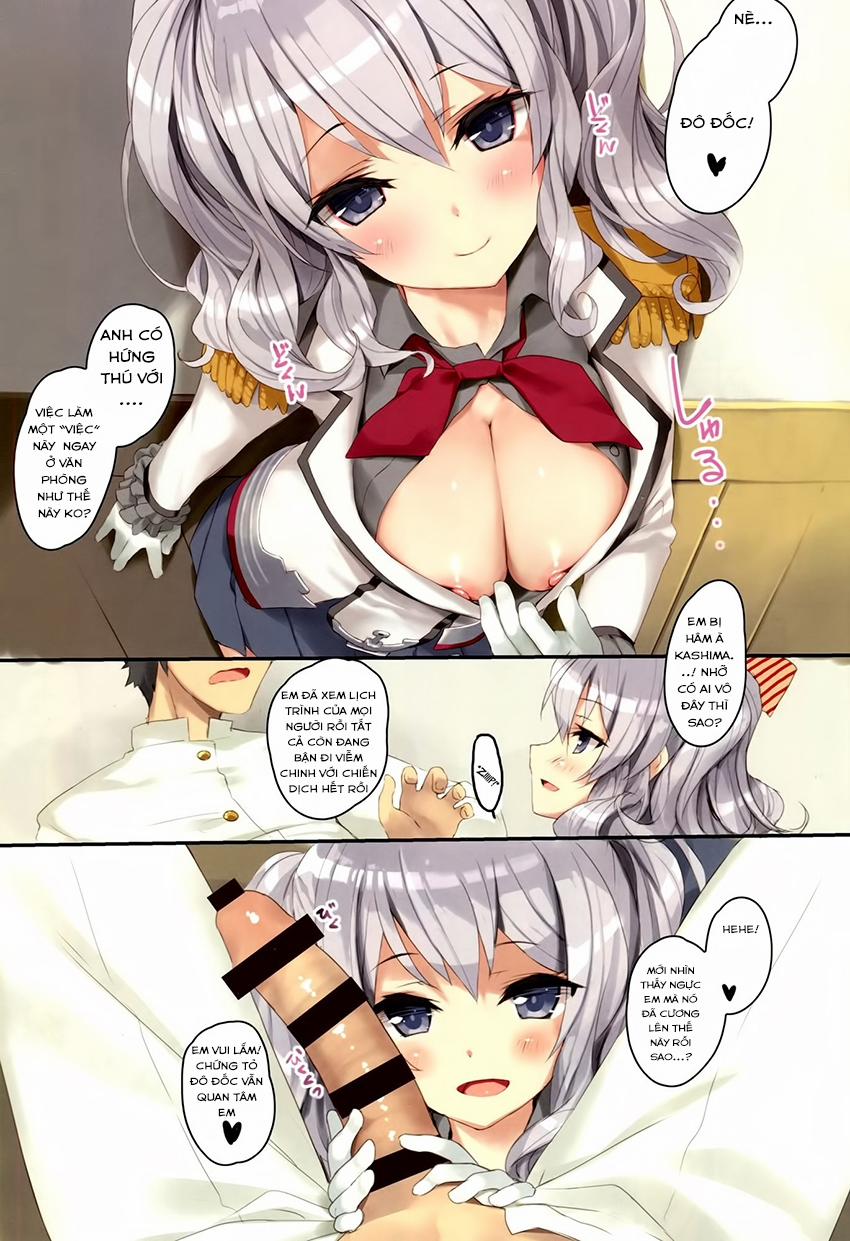 Teitoku-San, Kashima To Koko De Shimasenka (Kancolle) Oneshot trang 3
