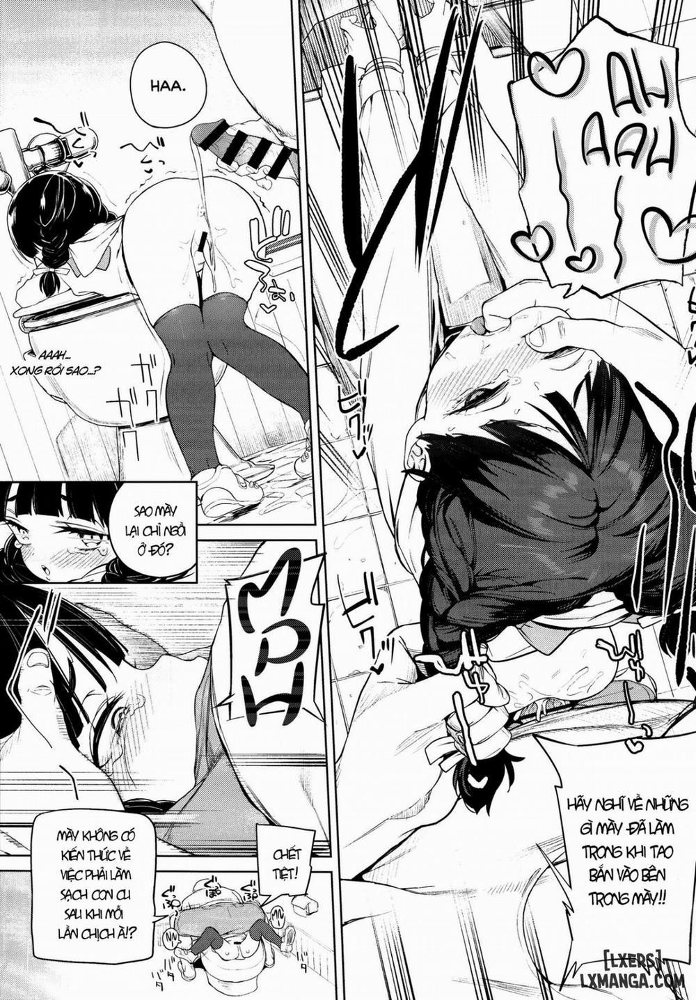 Teliot Jogakuen Benjo Onaho-bu Mesugaki Hen Oneshot trang 9