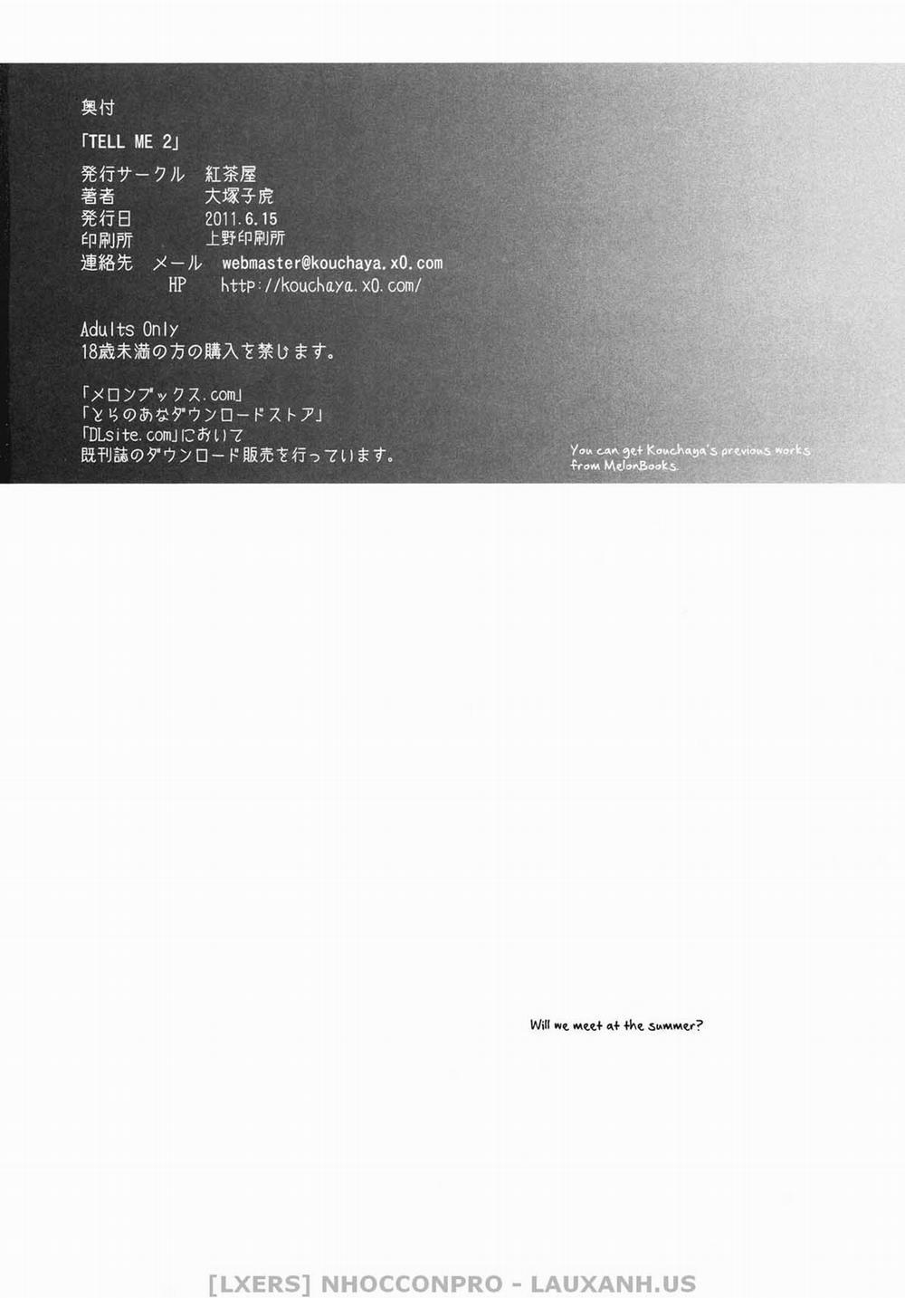 Tell Me 2 (Denpa Onna To Seishun Otoko) Oneshot trang 25