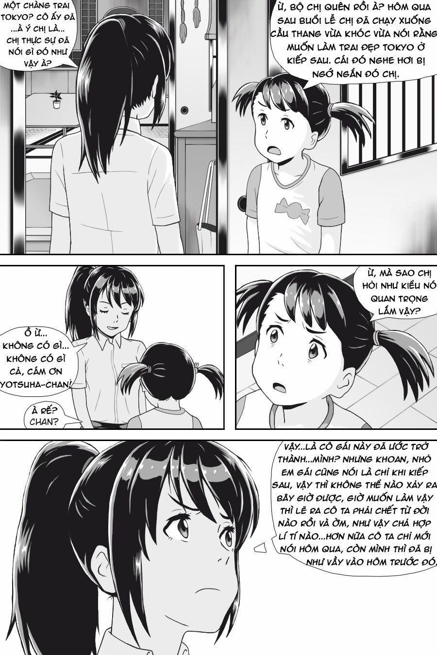Tên Cậu Là Gì: Nghĩ Ngợi & Mộng Mơ 0 Giấc mơ của chúng ta. trang 38