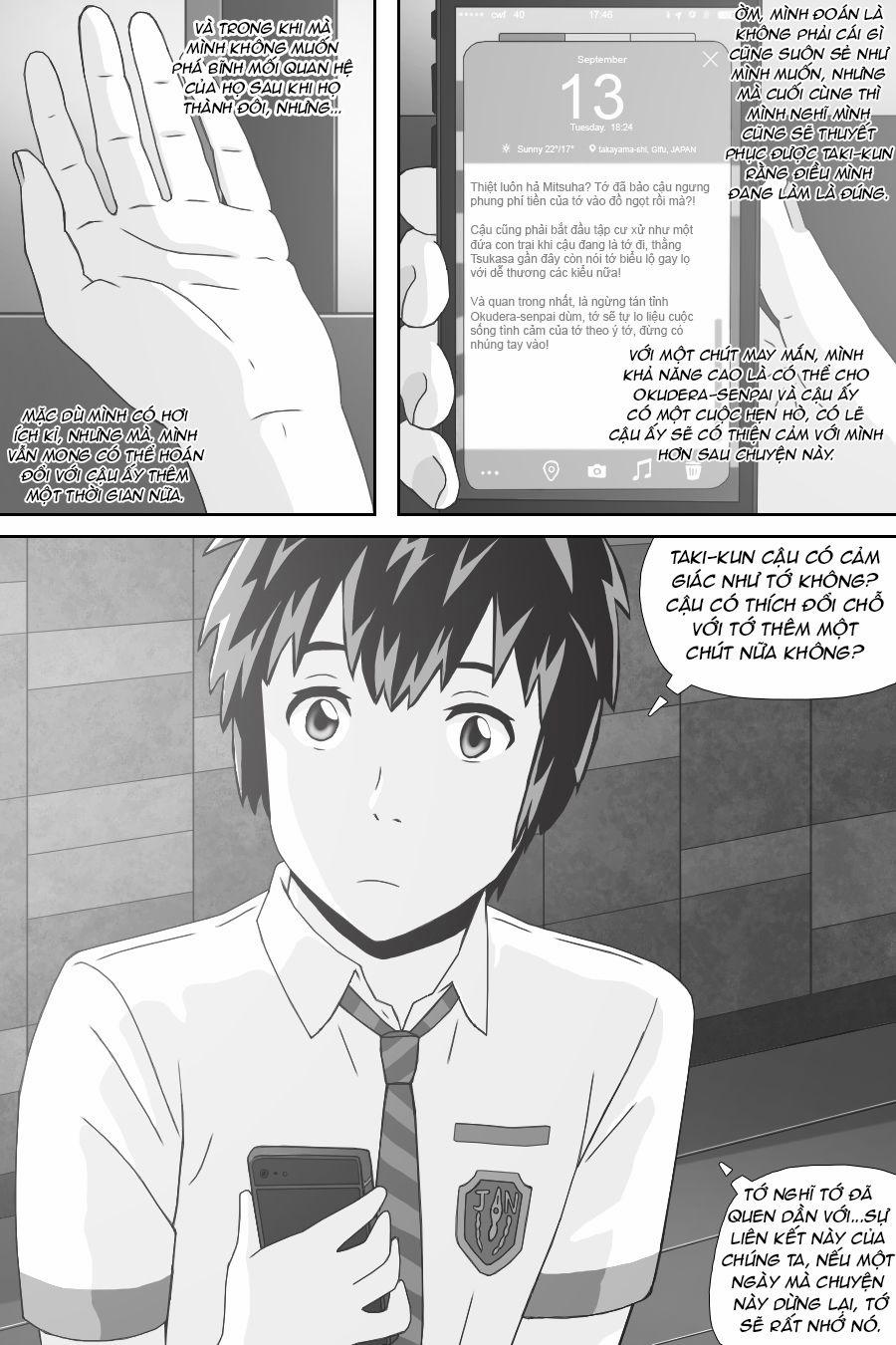 Tên Cậu Là Gì: Nghĩ Ngợi & Mộng Mơ 0 Góc nhìn người trinh nữ. trang 45