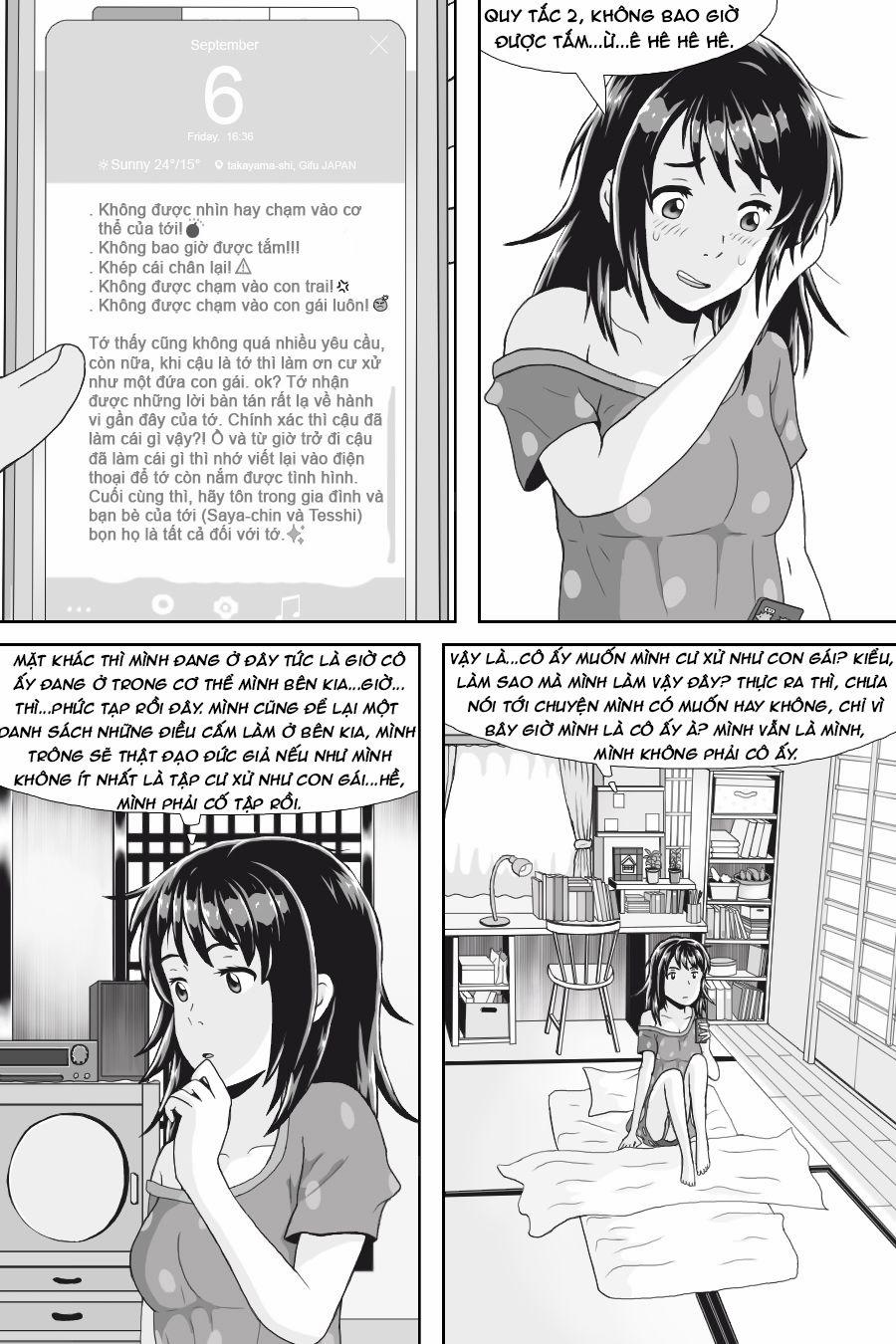 Tên Cậu Là Gì: Nghĩ Ngợi & Mộng Mơ 0 Những sợi chỉ định mệnh. trang 12