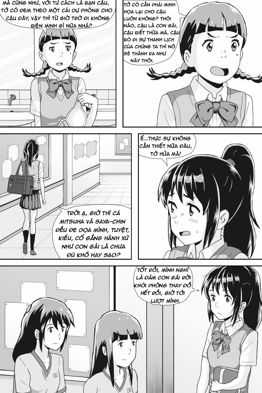 Tên Cậu Là Gì: Nghĩ Ngợi & Mộng Mơ 0 Sự chật vật. trang 14