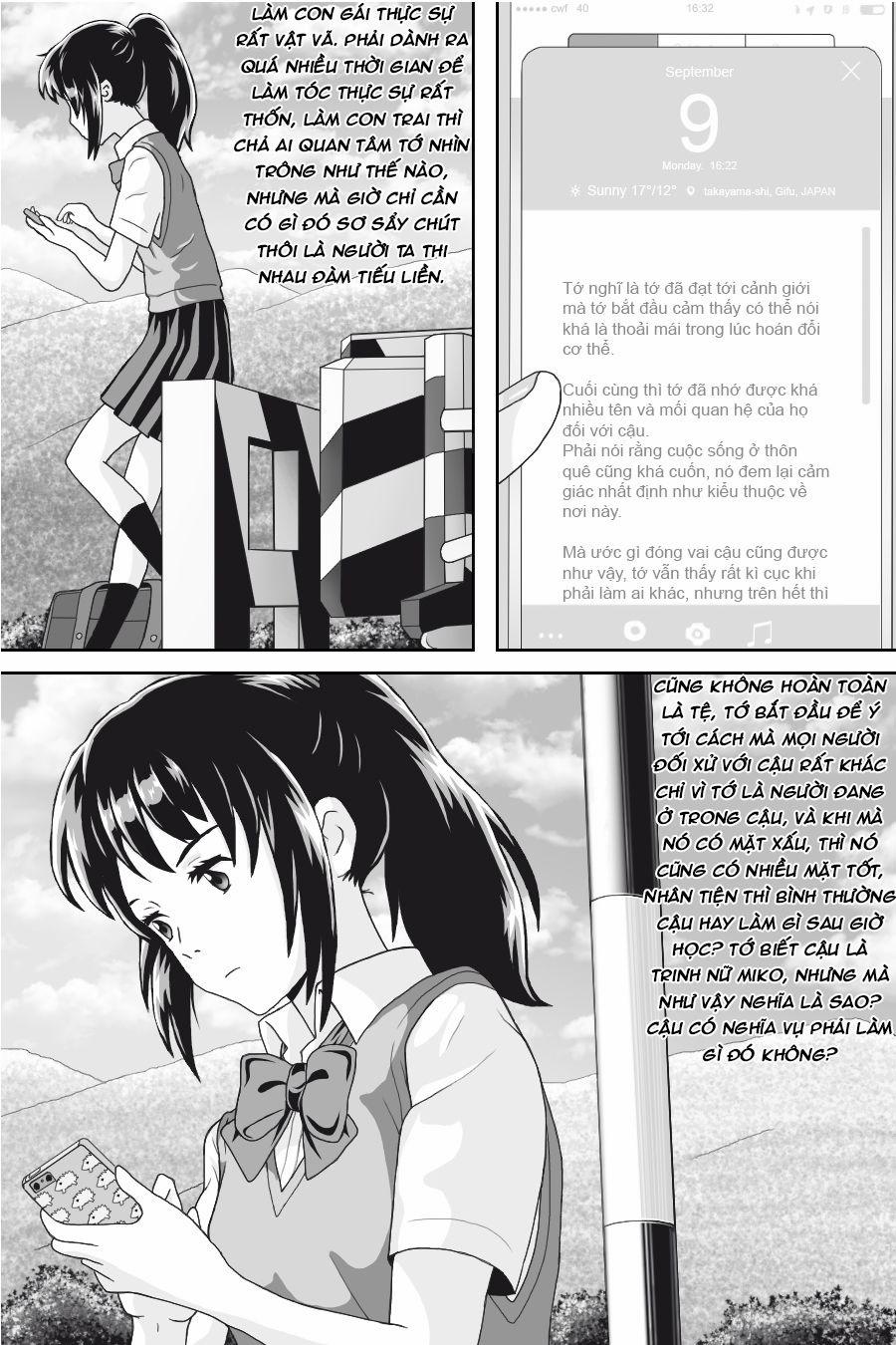 Tên Cậu Là Gì: Nghĩ Ngợi & Mộng Mơ 0 Sự chật vật. trang 32
