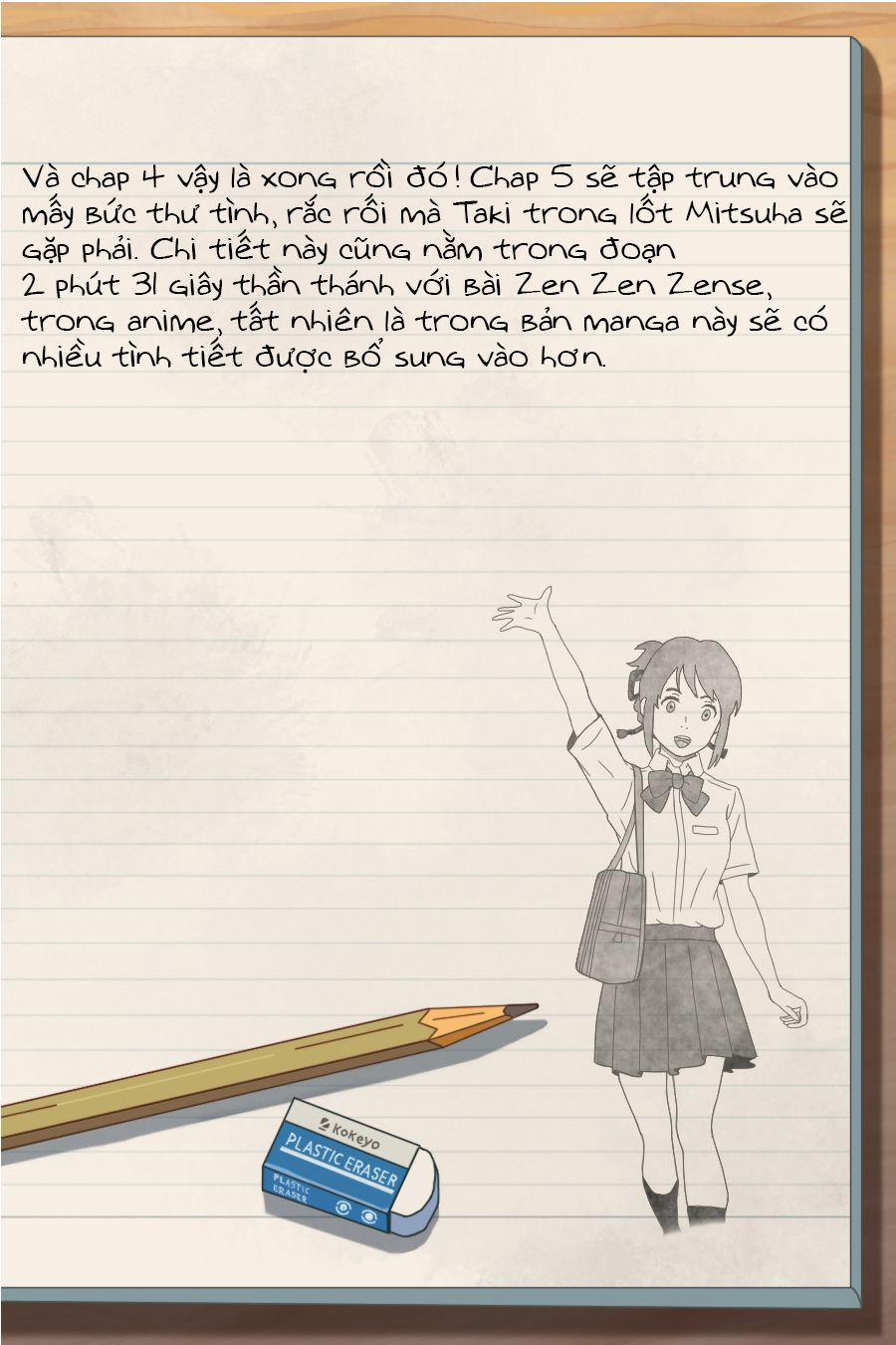 Tên Cậu Là Gì: Nghĩ Ngợi & Mộng Mơ 0 Sự chật vật. trang 43