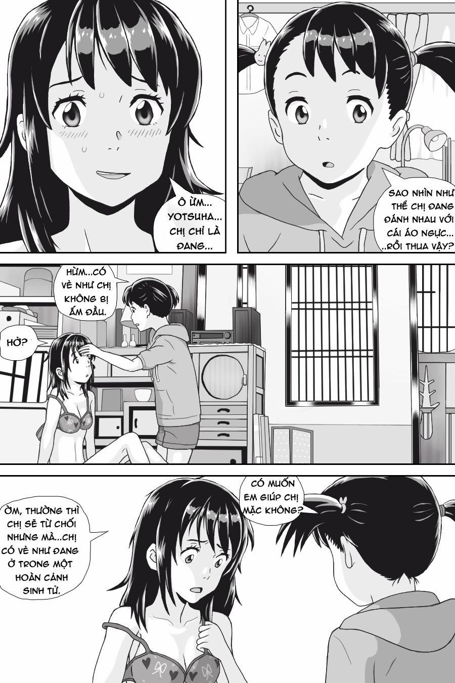 Tên Cậu Là Gì: Nghĩ Ngợi & Mộng Mơ 0 Sự chật vật. trang 6