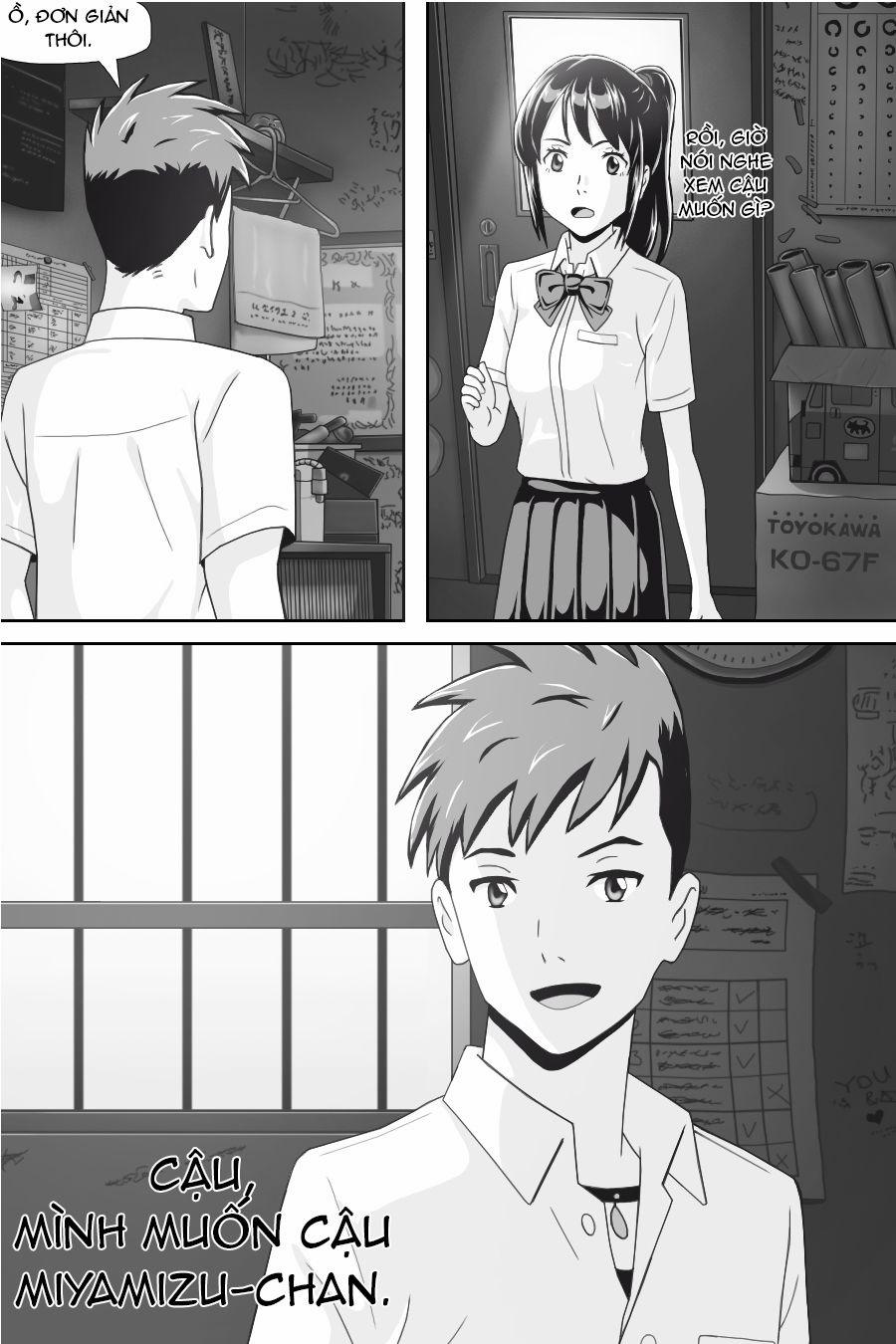 Tên Cậu Là Gì: Nghĩ Ngợi & Mộng Mơ 0 Thư tình rắc rối. trang 25