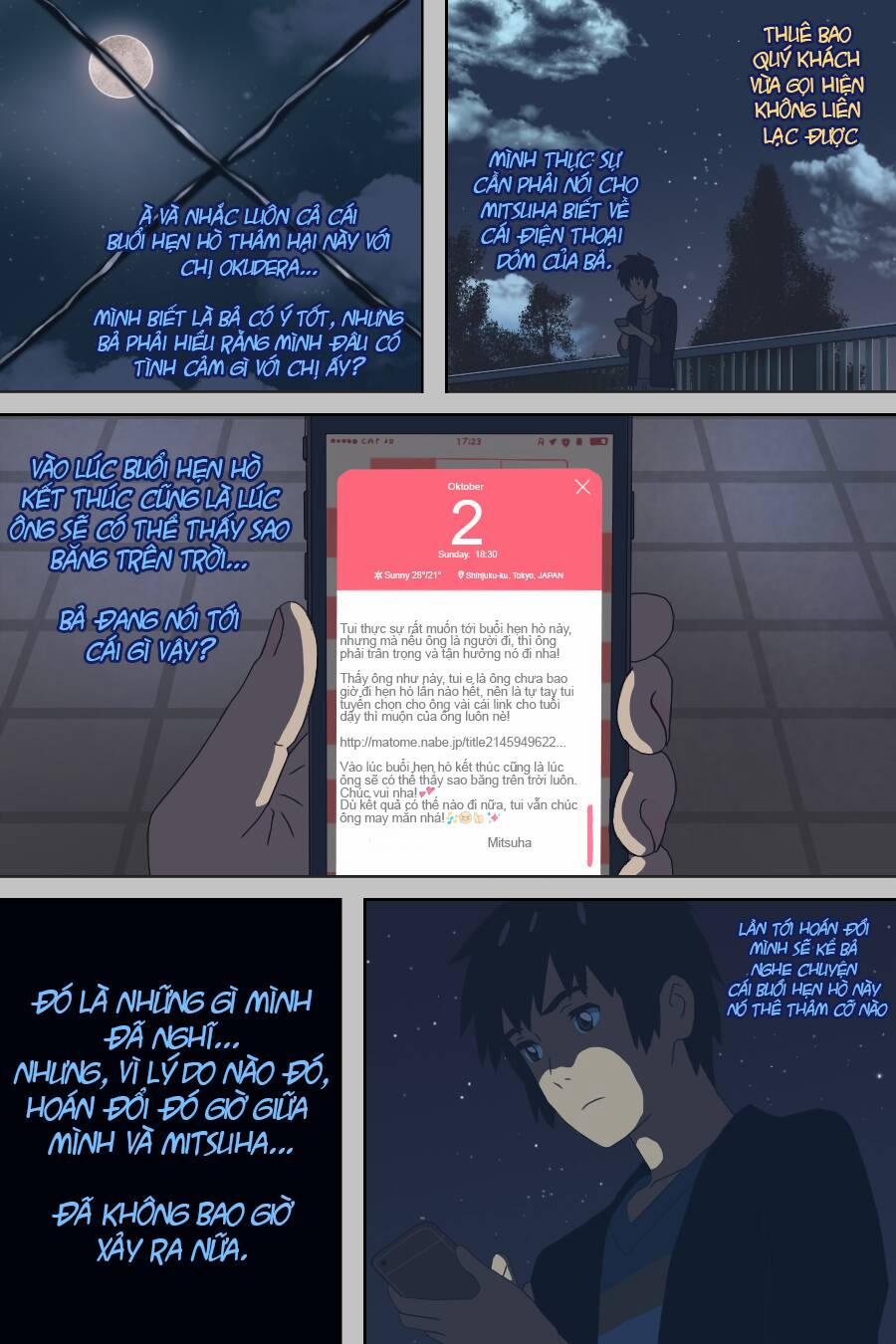 Tên Cậu Là Gì: Nghĩ Ngợi & Mộng Mơ 10 trang 55