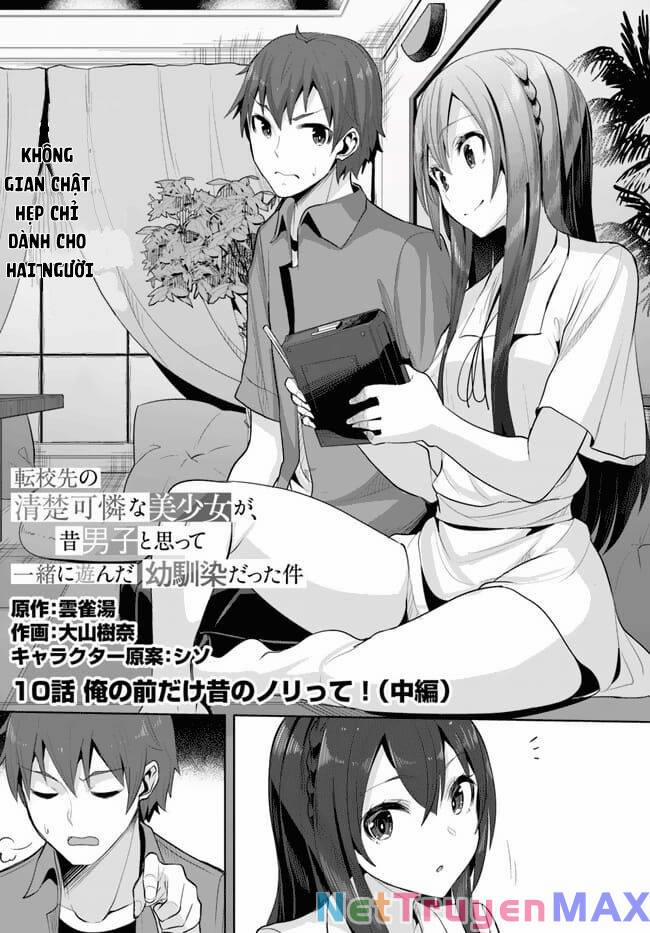 Tenkou-Saki No Seiso Karen Na Bishoujo Ga, Mukashi Danshi To Omotte Issho Ni Asonda Osananajimi Datt 10 trang 3