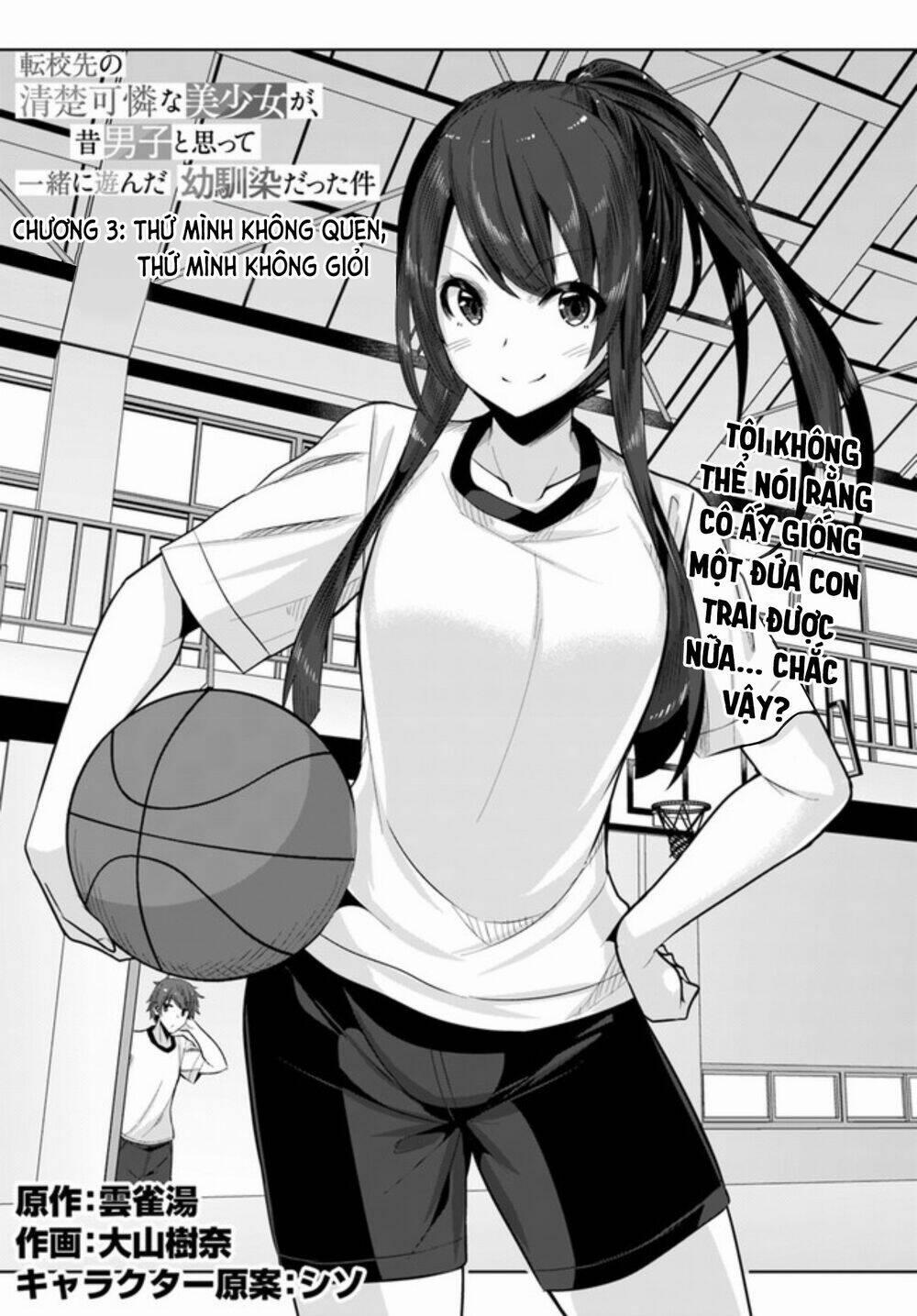 Tenkou-Saki No Seiso Karen Na Bishoujo Ga, Mukashi Danshi To Omotte Issho Ni Asonda Osananajimi Datt 3 trang 1