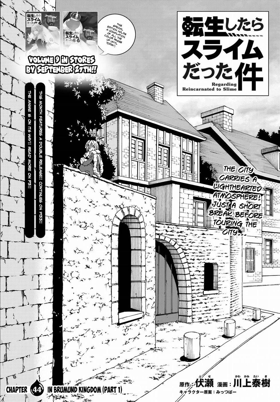 Tensei Shitara Slime Datta Ken 44 trang 1
