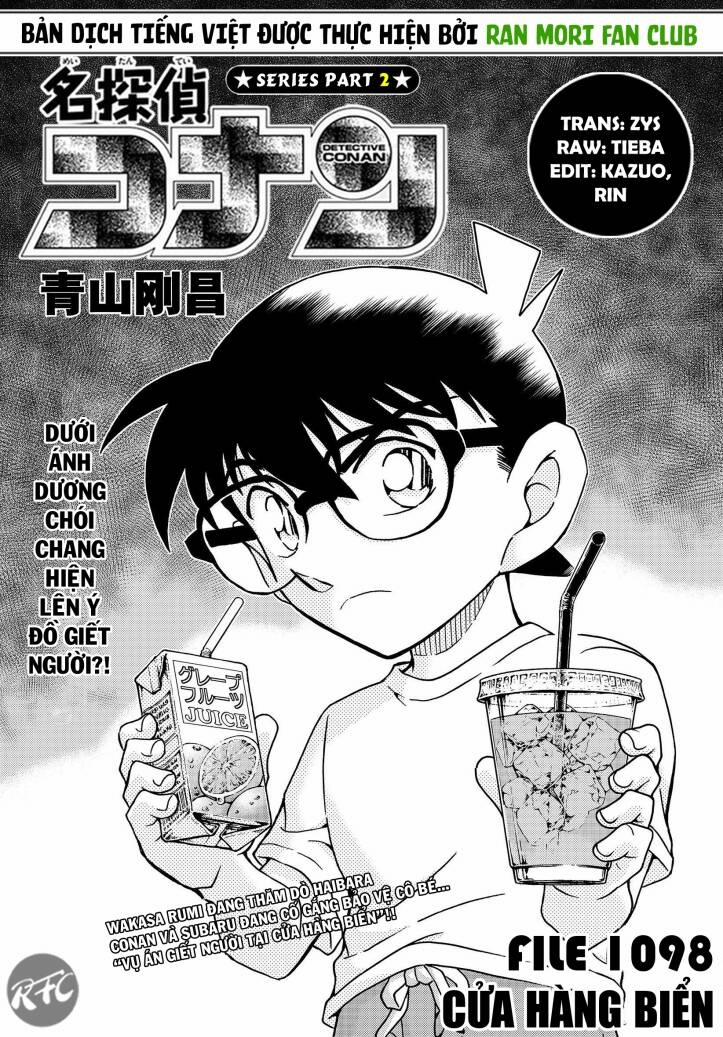 Thám Tử Conan 1098 trang 0