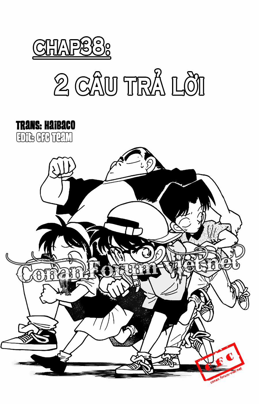 Thám Tử Conan 38 trang 0