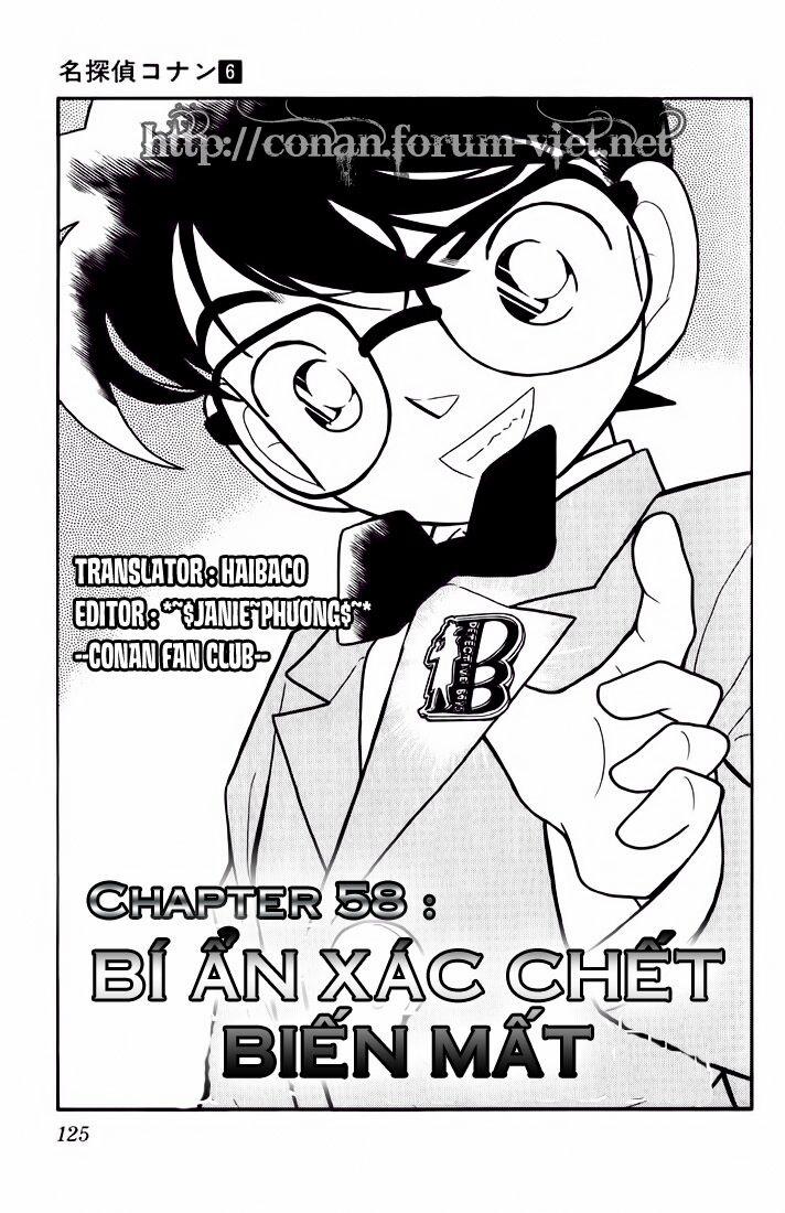 Thám Tử Conan 58 trang 0