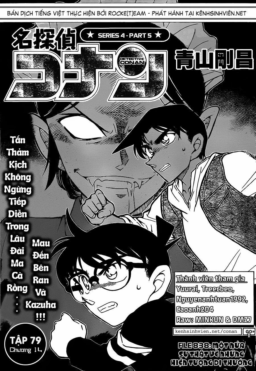 Thám Tử Conan 838 trang 1