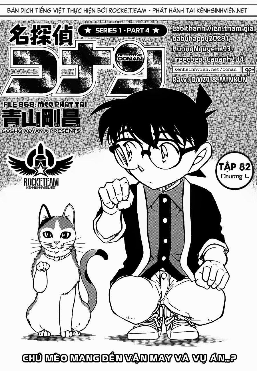 Thám Tử Conan 868 trang 1