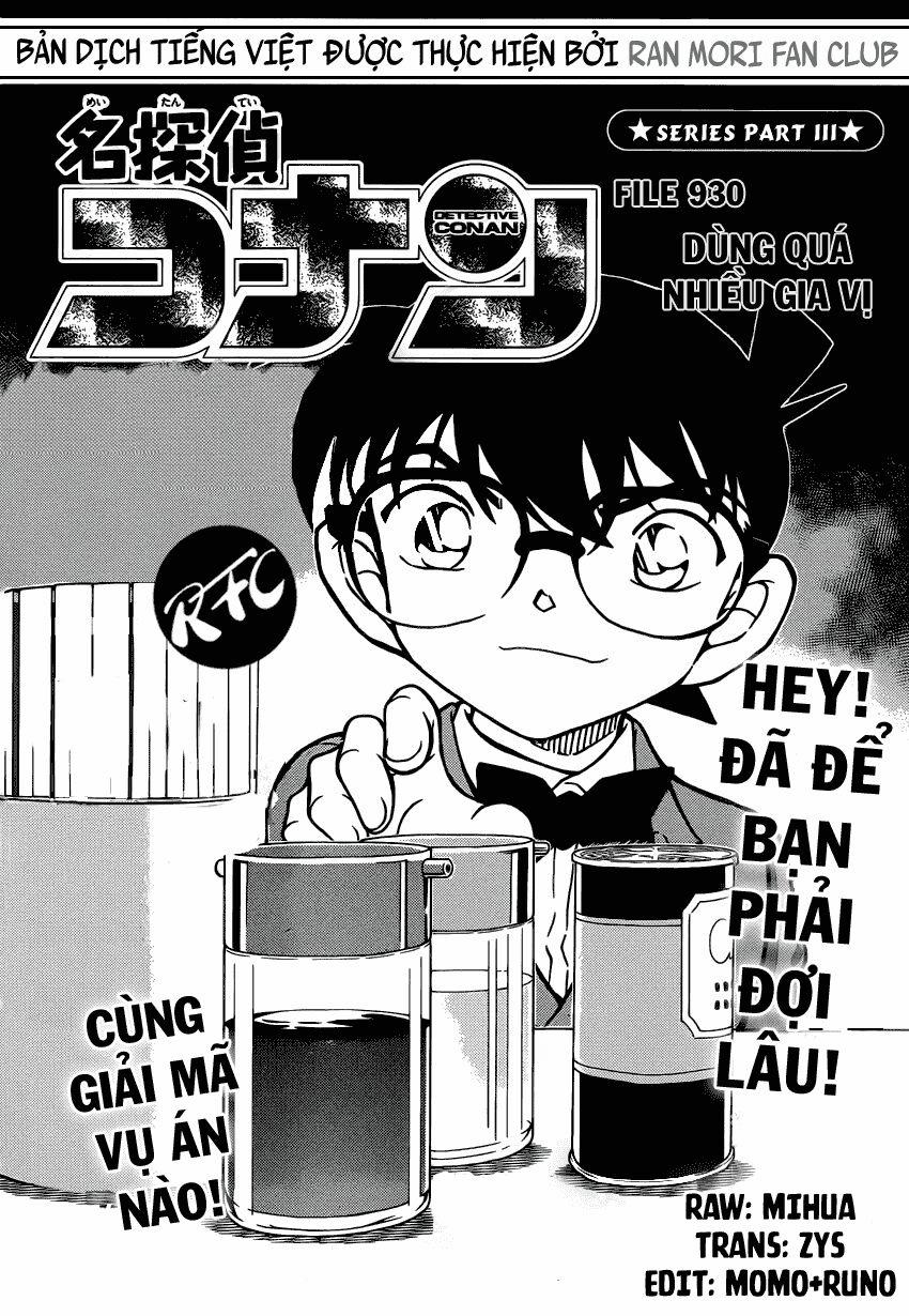 Thám Tử Conan 930 trang 1