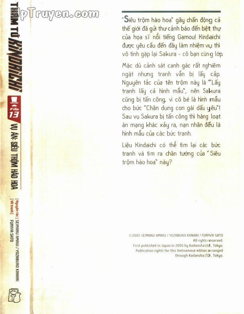 Thám Tử Kindaichi (Bản Đẹp) 13 trang 2