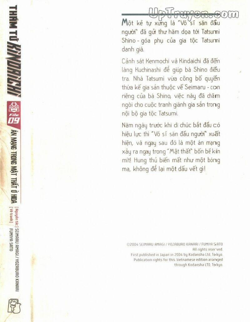 Thám Tử Kindaichi (Bản Đẹp) 9 trang 2