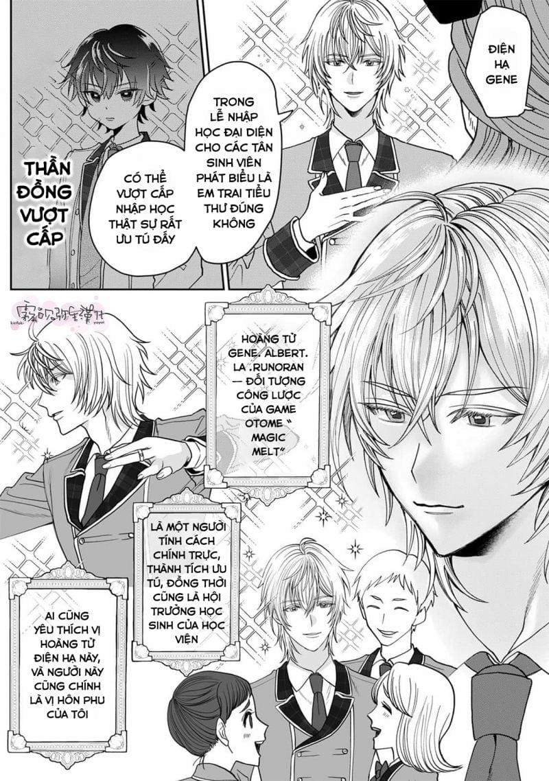 Thân Là Ác Nữ Trong Game Otome Lại Đi Vào Con …g Lược Hoàng Tử, Thấy Rõ Chỉ Là Nhân Vật Phản Diện 1.1 trang 10