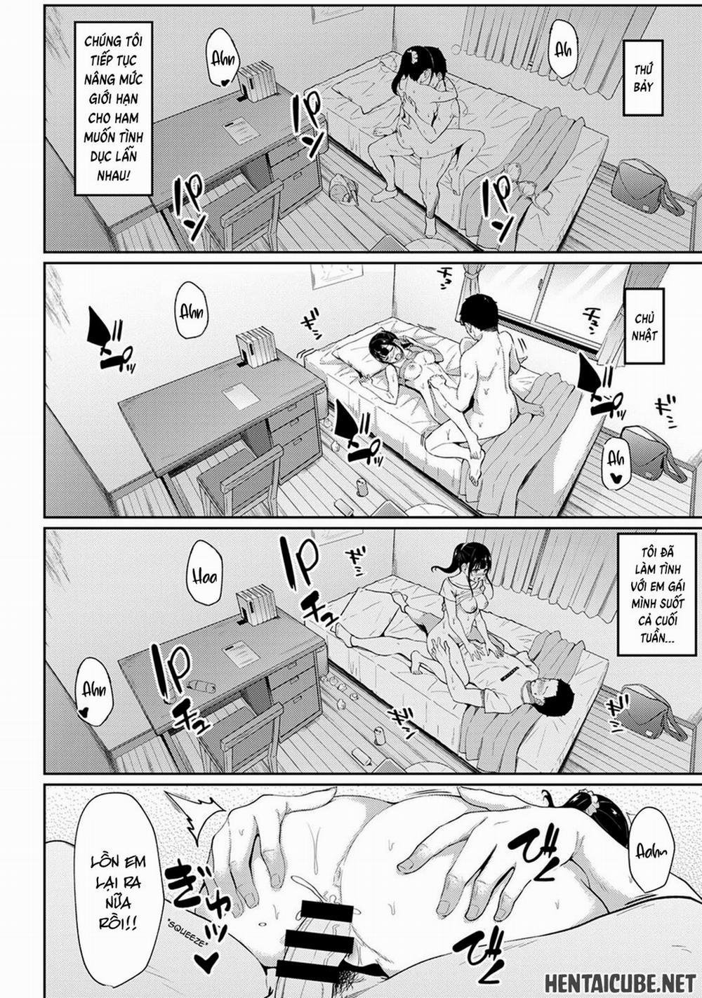 Thấy em gái mình đang mặc tạp dề khỏa thân 3 trang 12