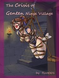 Bìa truyện The crisis of Genten ninja village, 
