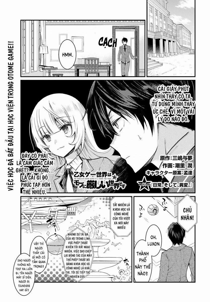 Thế Giới Của Game Otome Thật Khó Khăn Cho Những Thường Dân 5 trang 1