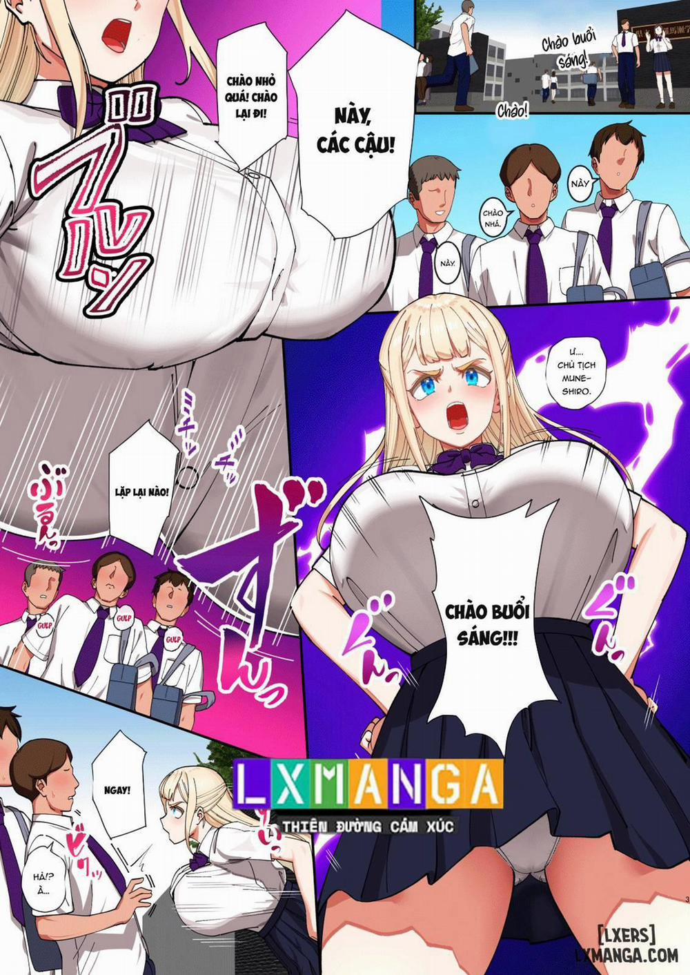 The Hypnotized Blonde Student Council President Loves Semen Oneshot trang 1