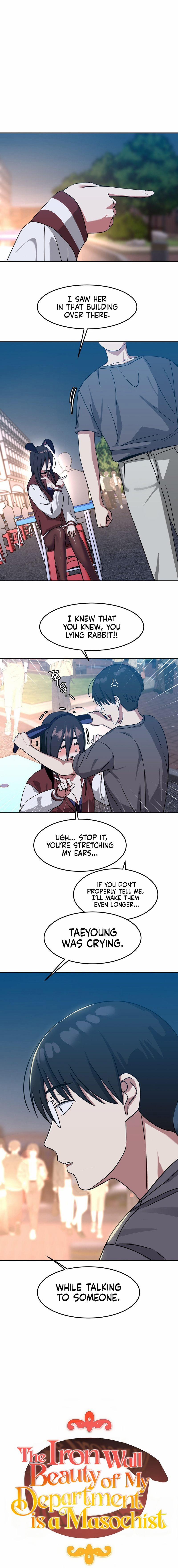 The Iron-Wall Beauty Of My Department Is A Masochi 8 trang 3