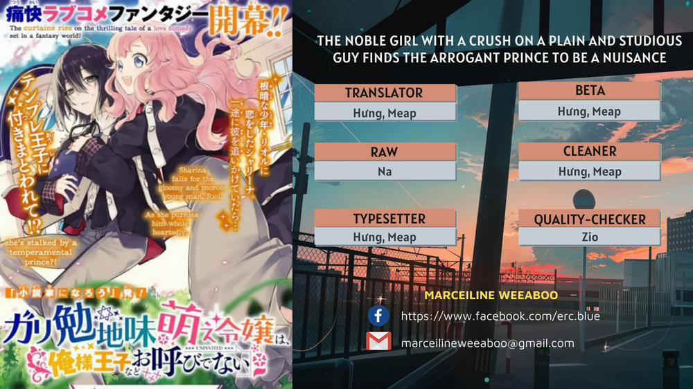 The Noble Girl With A Crush On A Plain And Studious Guy Finds The Arrogant Prince To Be A Nuisance 1.1 trang 0