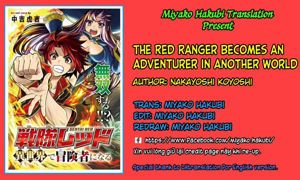 The Red Ranger Becomes An Adventurer In Another World 0 0 Siêu nhân đỏ và phù thủy trang 1