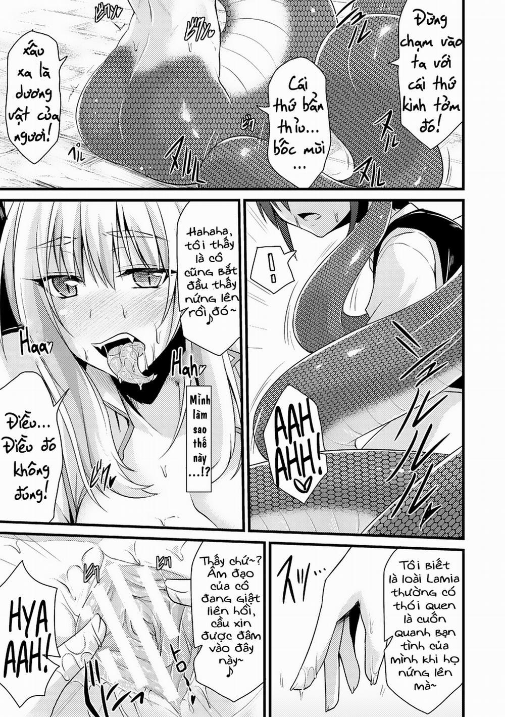 The Snake That Slithers Up To Her (Monster Musume No Iru Nichijou) Oneshot trang 8
