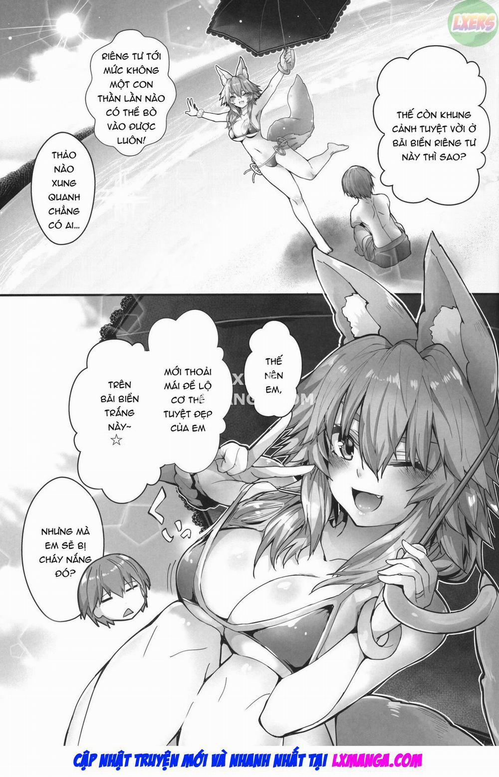 The Sun! The Beach! Beachside Tamamo-chan Oneshot trang 6