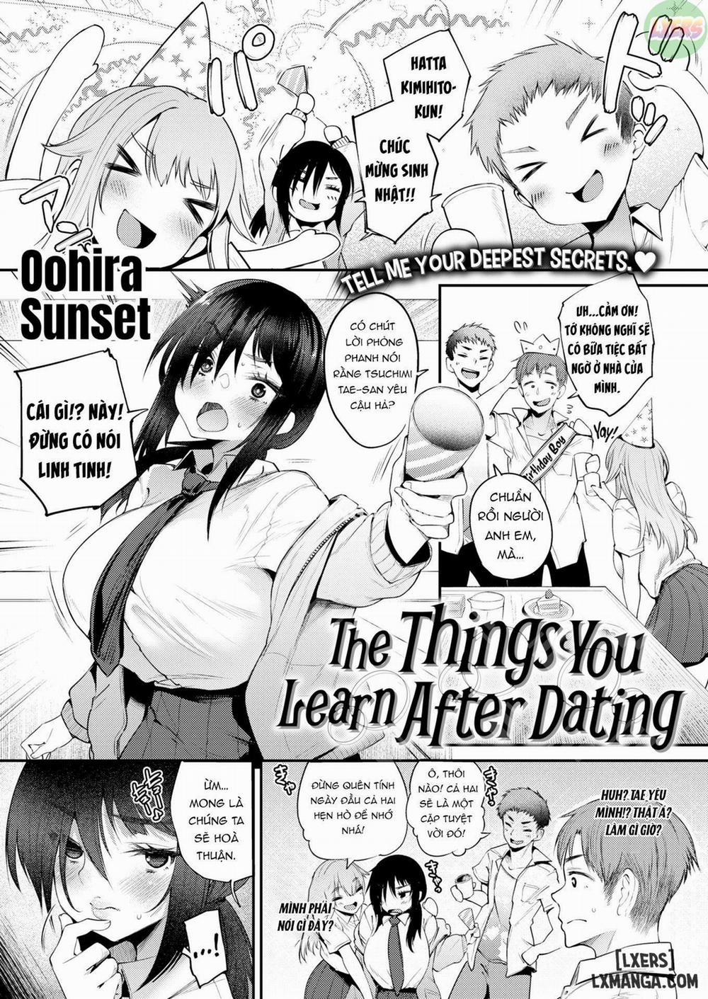 The Things You Learn After Dating Oneshot trang 3