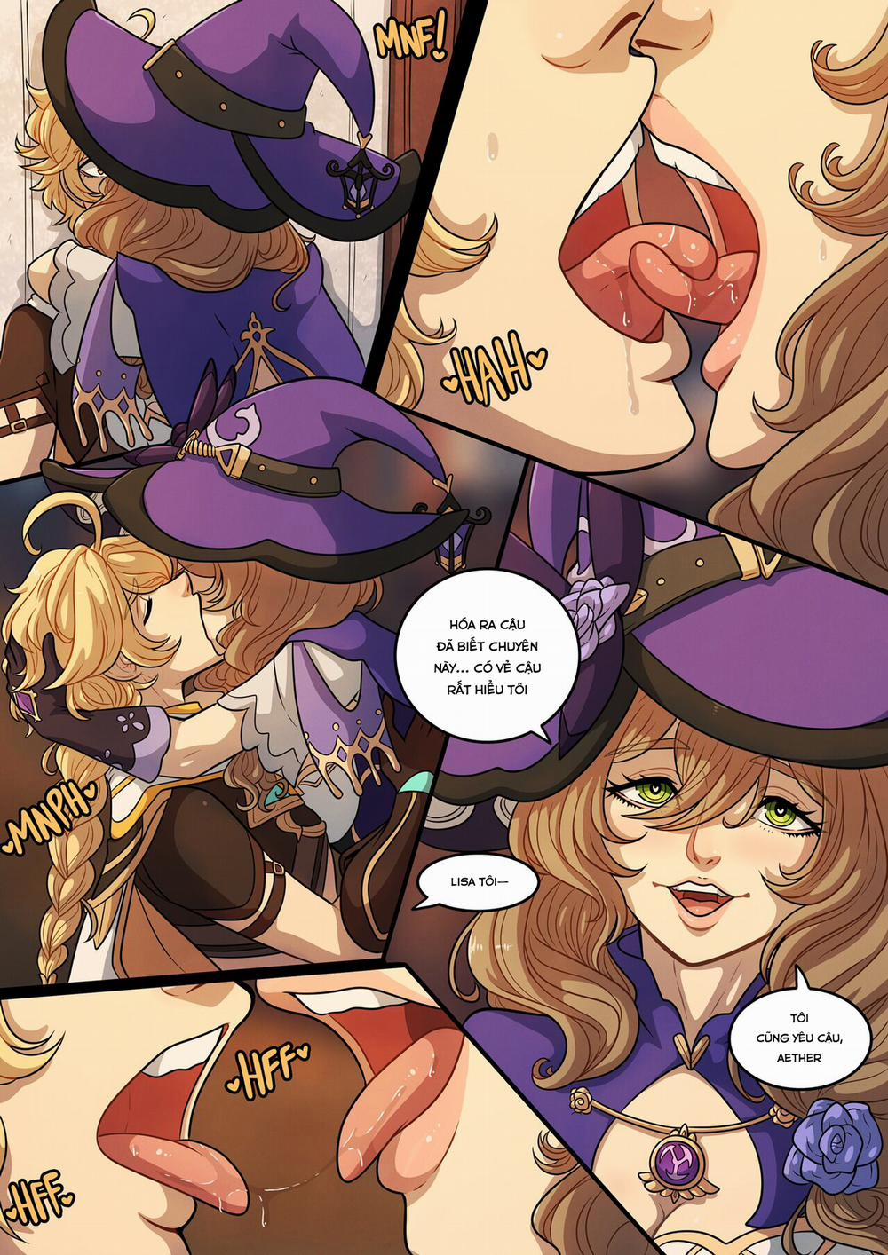 The Traveler's Guide to Teyvat's Heart-Lisa Oneshot. trang 9